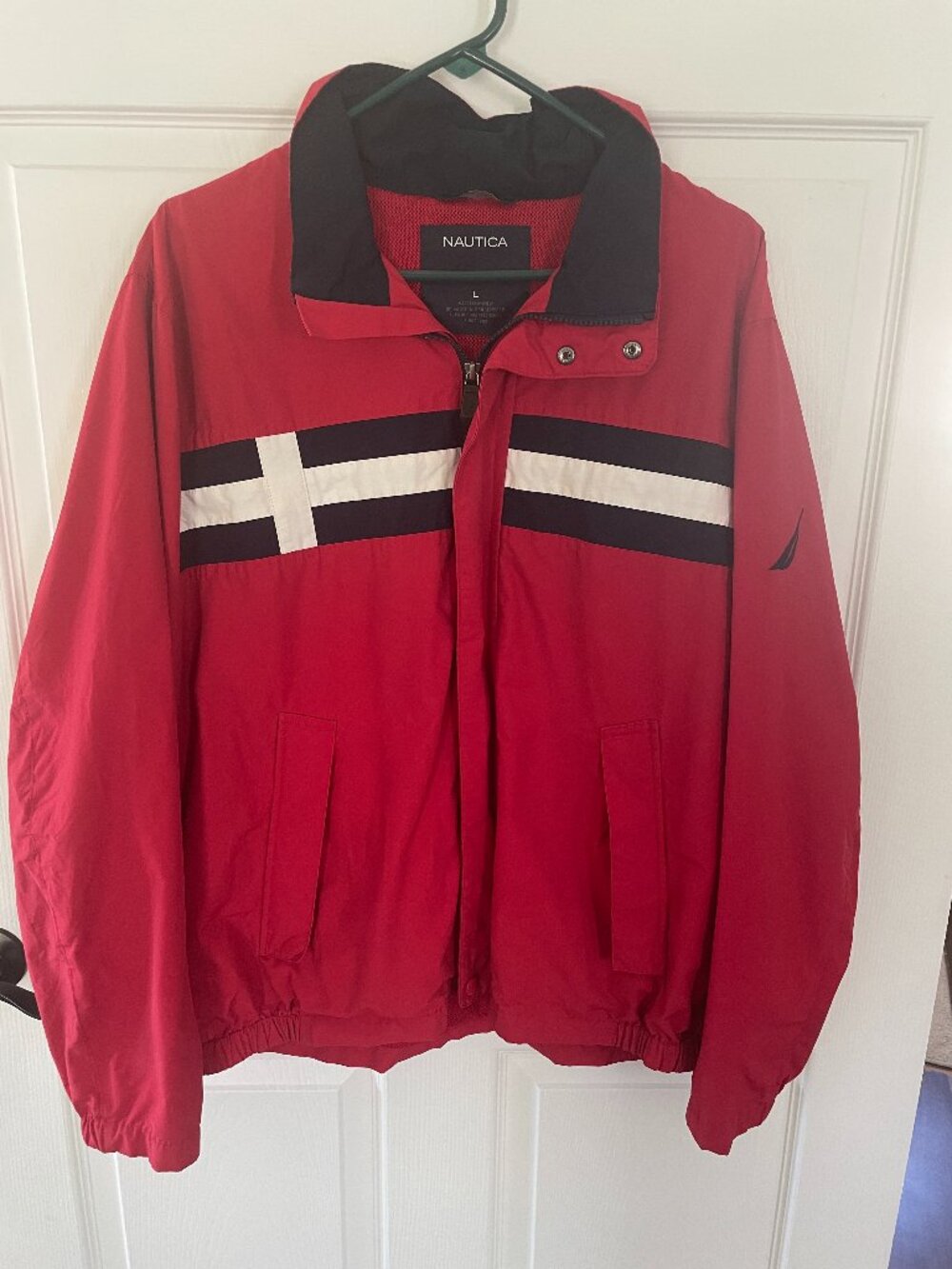 Nautica Vintage Full Zip Windbreaker/Jacket size L